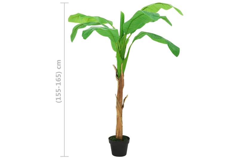 Konstgjort bananträd i kruka 165 cm grön - Grön - Balkongblommor - Konstgjorda växter & plastväxter