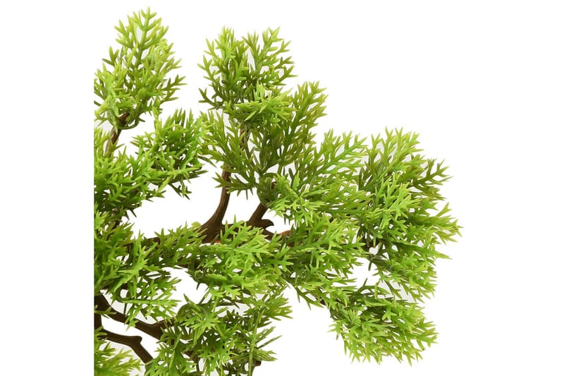 Konstgjort bonsaiträd i kruka cypress 60 cm grön - Grön - Inredning - Konstgjorda växter & plastväxter