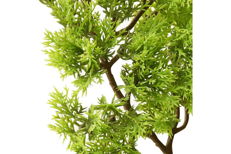 Konstgjort bonsaiträd i kruka cypress 60 cm grön - Grön - Inredning - Konstgjorda växter & plastväxter
