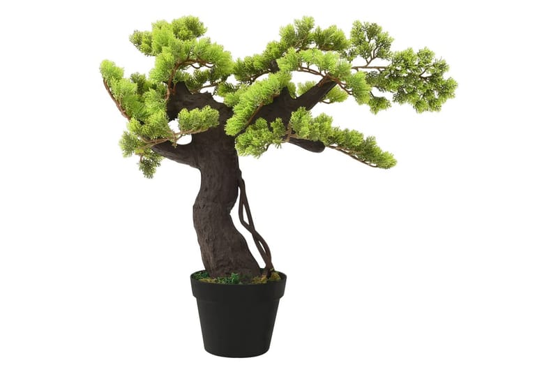 Konstgjort bonsaiträd i kruka cypress 70 cm grön - Grön - Balkongblommor - Konstgjorda växter & plastväxter
