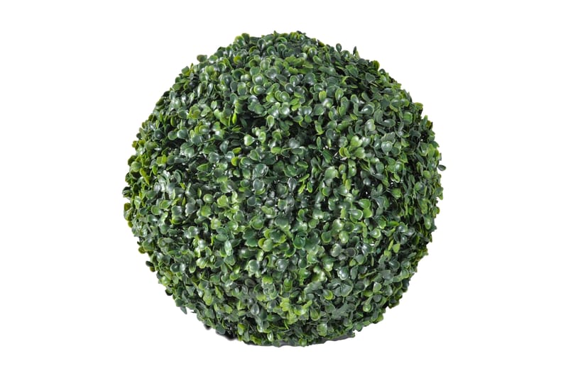 Konstväxt Buxbom 2 st bollar 27 cm - Grön - Balkongblommor - Konstgjorda växter & plastväxter