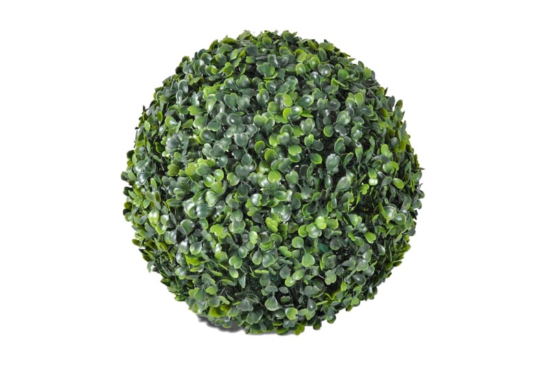 Konstväxt Buxbom 2 st bollar 35 cm - Grön - Balkongblommor - Konstgjorda växter & plastväxter