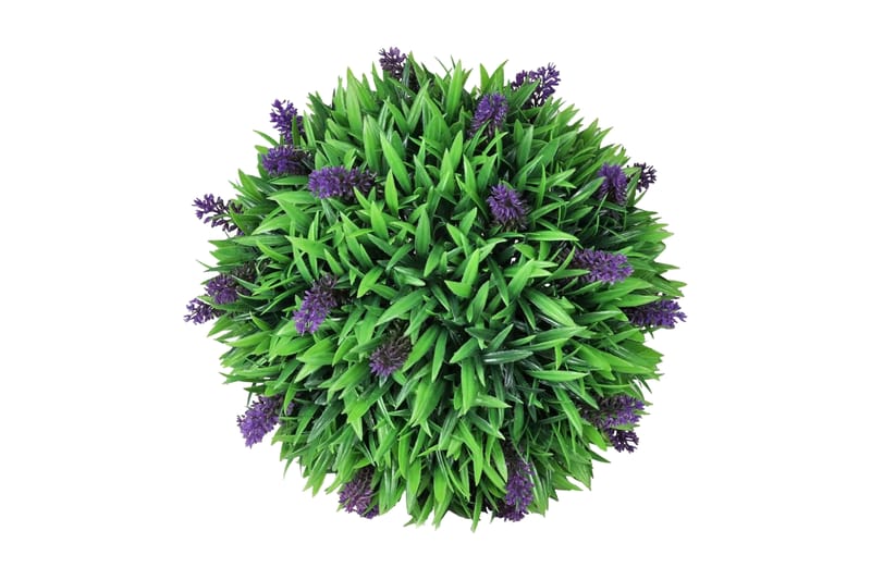 Konstväxt buxbomboll med lavendel 30 cm - Grön - Balkongblommor - Konstgjorda växter & plastväxter