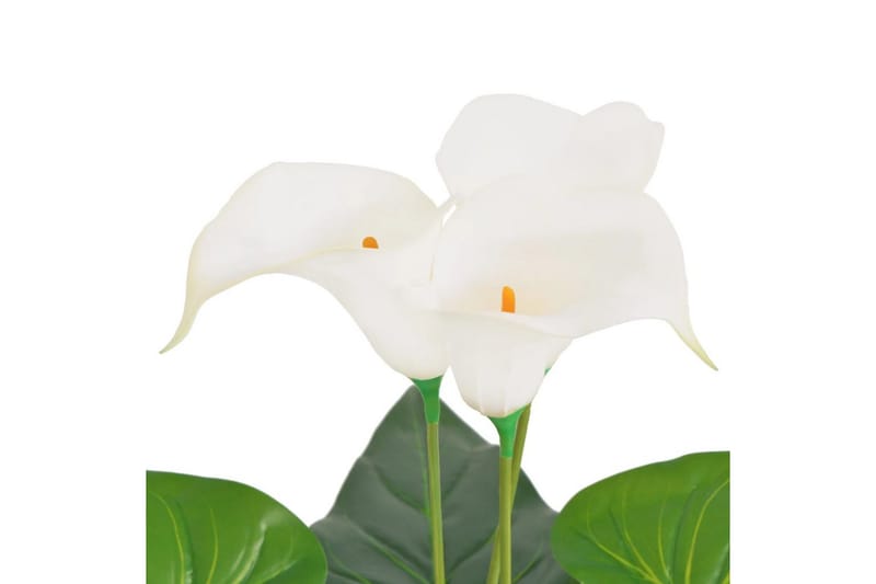 Konstväxt Kalla med kruka 85 cm vit - Vit - Balkongblommor - Konstgjorda växter & plastväxter
