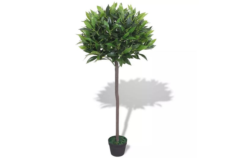Konstväxt Lagerträd med kruka 125 cm grön - Grön - Balkongblommor - Konstgjorda växter & plastväxter