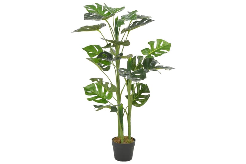 Konstväxt Monstrera med kruka 100 cm grön - Grön - Balkongblommor - Konstgjorda växter & plastväxter