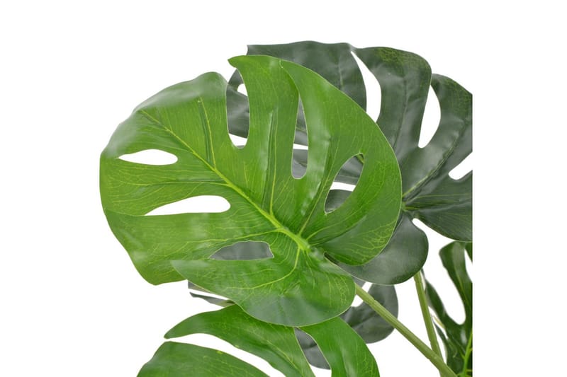 Konstväxt Monstrera med kruka 100 cm grön - Grön - Balkongblommor - Konstgjorda växter & plastväxter
