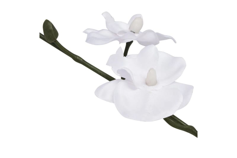 Konstväxt Orkidé med kruka 30 cm vit - Vit - Balkongblommor - Konstgjorda växter & plastväxter