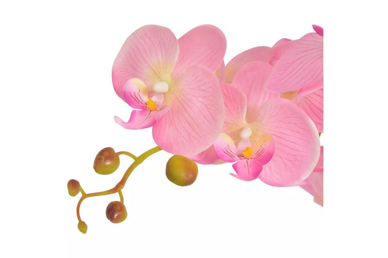 Konstväxt Orkidé med kruka 75 cm rosa - Rosa - Inredning - Konstgjorda växter & plastväxter