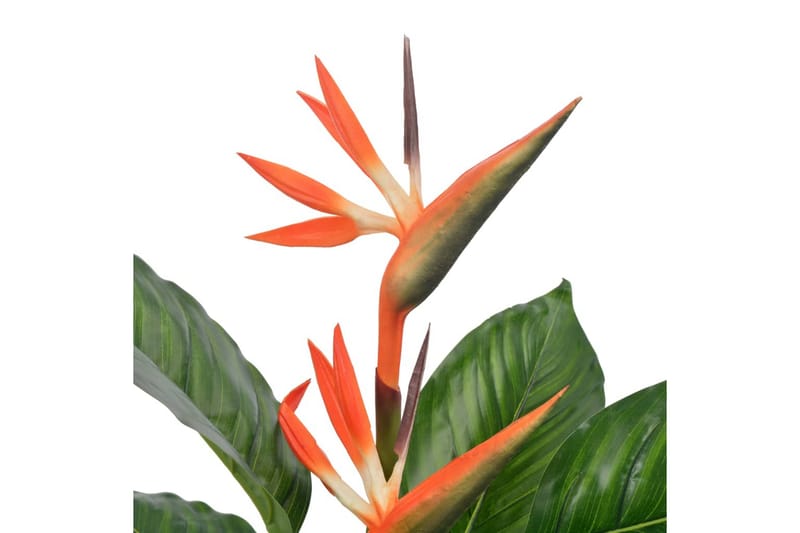 Konstväxt Papegojblomma med kruka 100 cm röd - Röd - Balkongblommor - Konstgjorda växter & plastväxter