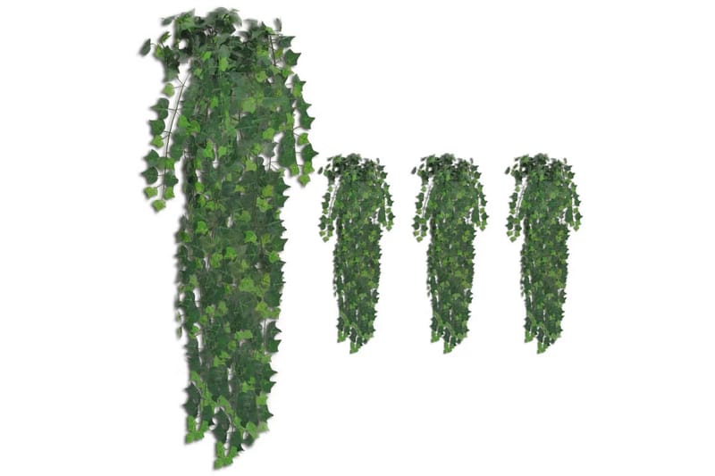 Konstväxter murgröna 4 st grön 90 cm - Grön - Balkongblommor - Konstgjorda växter & plastväxter