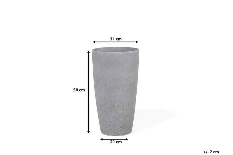 Abdera Kruka 31 cm - Grå - Inredning - Kruka & ytterkruka
