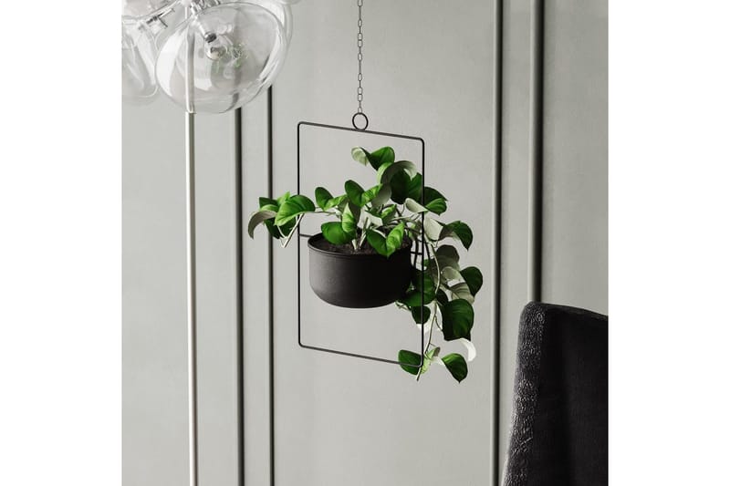 Dekorativ Kruka Jathen Svart - Svart - Inredning - Kruka & ytterkruka - Väggkruka