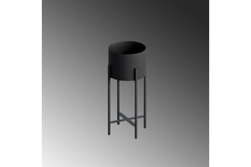 Dekorativ Kruka Mirven Svart 23 x 23 x 48 cm - 23 x 23 x 48 cm - Inredning - Kruka & ytterkruka