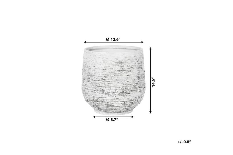 Dioni Kruka 36 cm - Grå - Trädgård & spabad - Trädgårdsskötsel - Odling - Planteringskärl & blomkruka - Stor blomkruka
