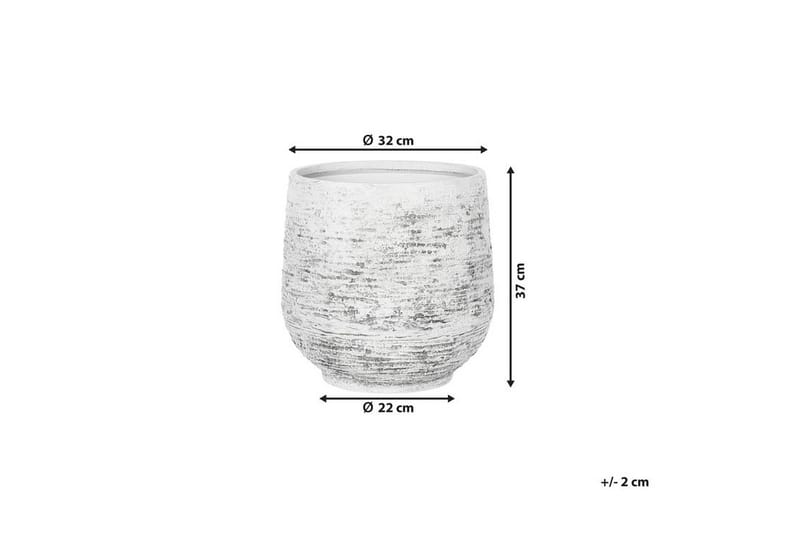 Dioni Kruka 36 cm - Grå - Trädgård & spabad - Trädgårdsskötsel - Odling - Planteringskärl & blomkruka - Stor blomkruka