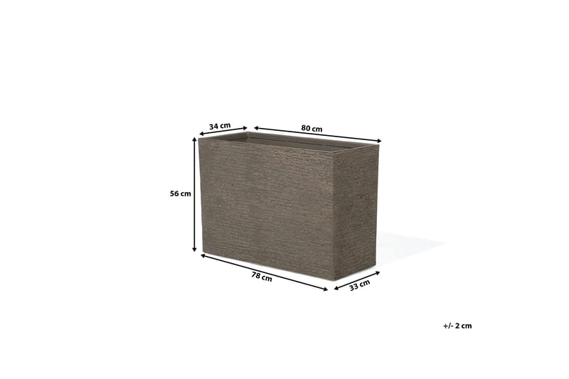 Edessa Kruka 80 cm - Brun - Inredning - Kruka & ytterkruka