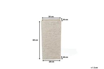 Gaza Kruka 30 cm - Beige - Trädgård & spabad - Trädgårdsskötsel - Odling - Planteringskärl & blomkruka - Stor blomkruka