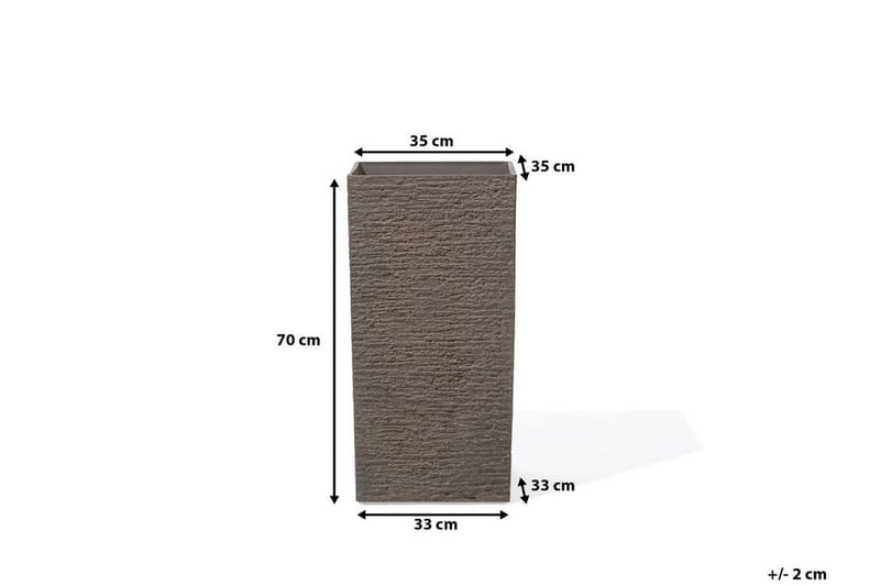 Gaza Kruka 35 cm - Brun - Inredning - Kruka & ytterkruka