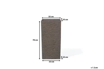 Gaza Kruka 35 cm - Brun - Trädgård & spabad - Trädgårdsskötsel - Odling - Planteringskärl & blomkruka - Stor blomkruka