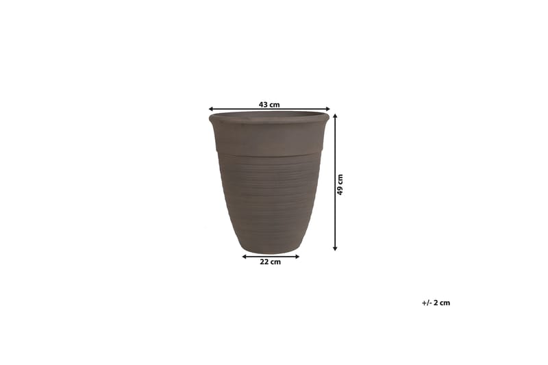 Katalima Kruka 43 cm - Brun - Inredning - Kruka & ytterkruka