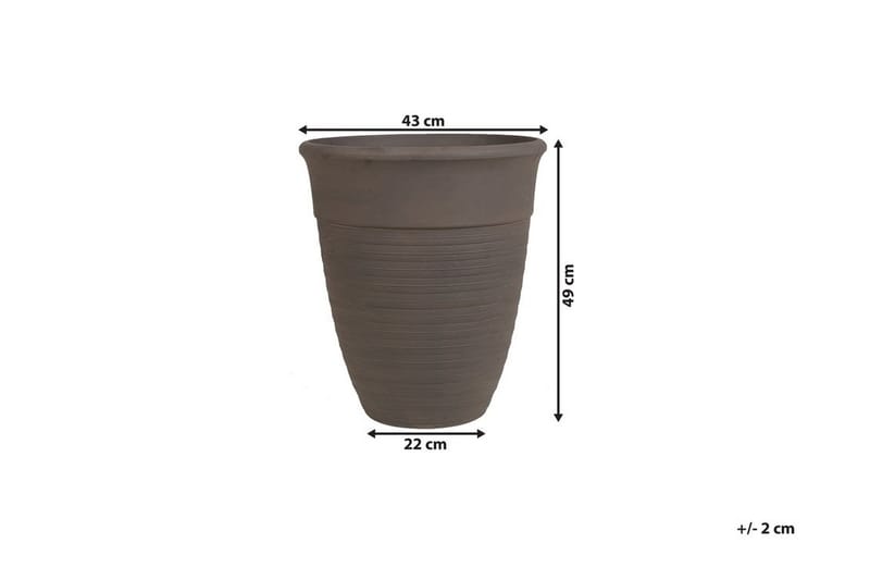 Katalima Kruka 43 cm - Brun - Inredning - Kruka & ytterkruka