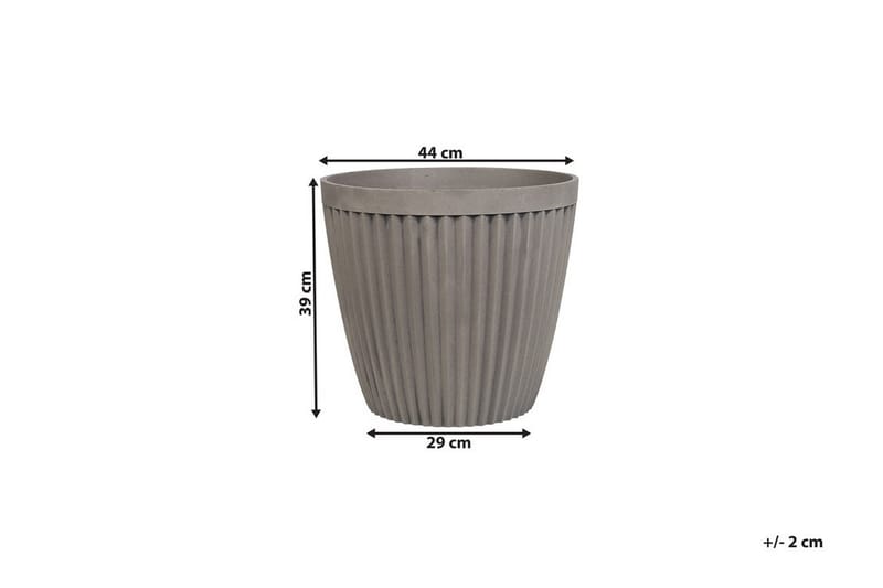 Poka Kruka 44 cm - Grå - Inredning - Kruka & ytterkruka