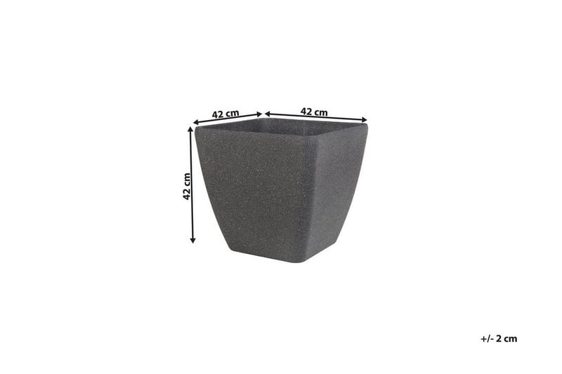 Zeli Kruka 42 cm - Grå - Trädgård & spabad - Trädgårdsskötsel - Odling - Planteringskärl & blomkruka - Stor blomkruka