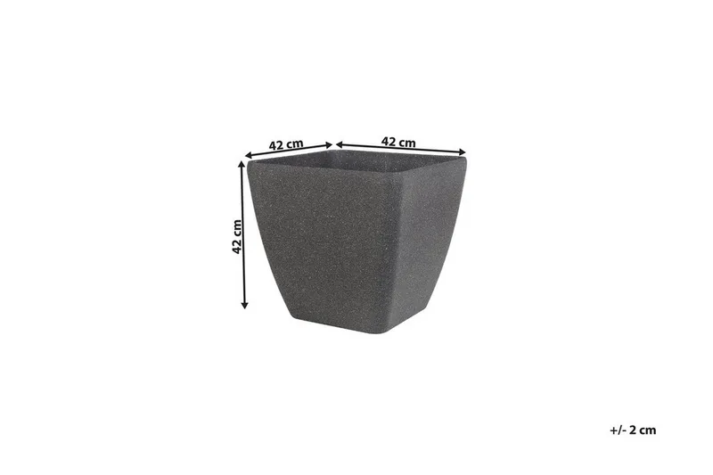 Zeli Kruka 42 cm - Grå - Trädgård & spabad - Trädgårdsskötsel - Odling - Planteringskärl & blomkruka - Stor blomkruka