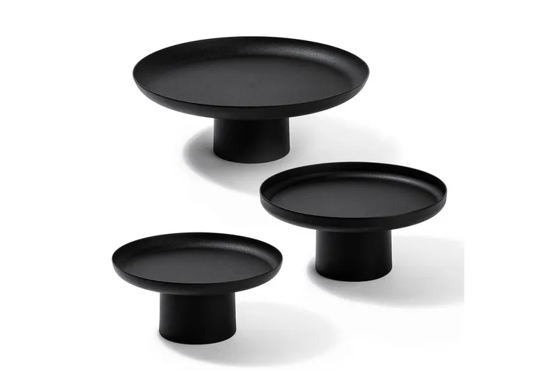 Dekorativt Metalltillbehör Mirven Svart, Svart