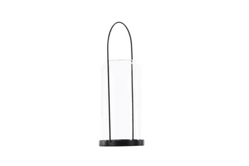 Flora Ljuslykta 13x35 cm - Svart - Inredning - Ljus & dofter - Ljusstake & ljuslykta