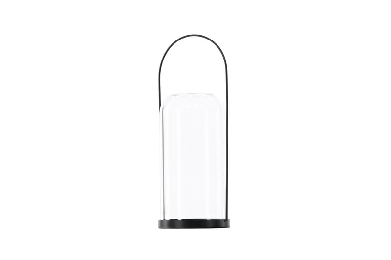 Flora Ljuslykta 13x35 cm - Svart - Inredning - Ljus & dofter - Ljusstake & ljuslykta