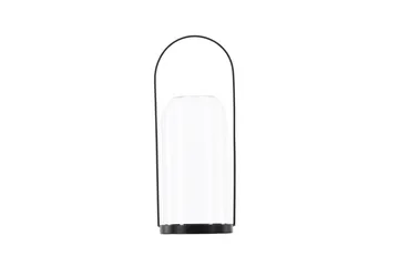 Flora Ljuslykta 13x35 cm - Svart - Inredning - Ljus & dofter - Ljusstake & ljuslykta