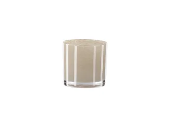 Glora Ljuslykta 10x10 cm - Beige - Inredning - Ljus & dofter - Ljusstake & ljuslykta