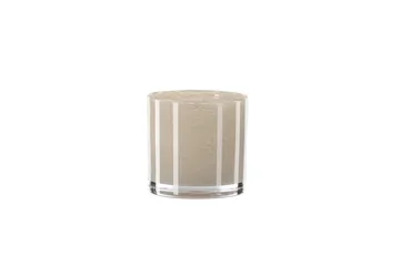 Glora Ljuslykta 10x10 cm - Beige - Inredning - Ljus & dofter - Ljusstake & ljuslykta