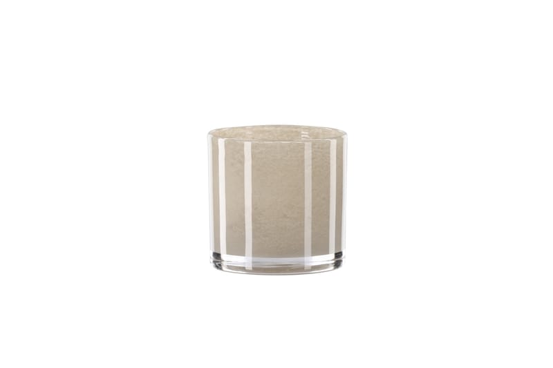 Glora Ljuslykta 10x10 cm - Beige - Inredning - Ljus & dofter - Ljusstake & ljuslykta