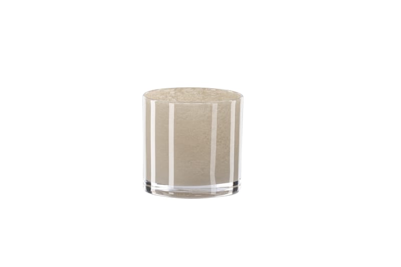Glora Ljuslykta 10x10 cm - Beige - Inredning - Ljus & dofter - Ljusstake & ljuslykta