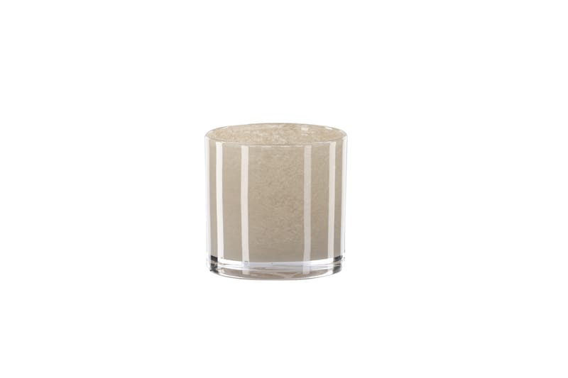 Glora Ljuslykta 10x10 cm - Beige - Inredning - Ljus & dofter - Ljusstake & ljuslykta