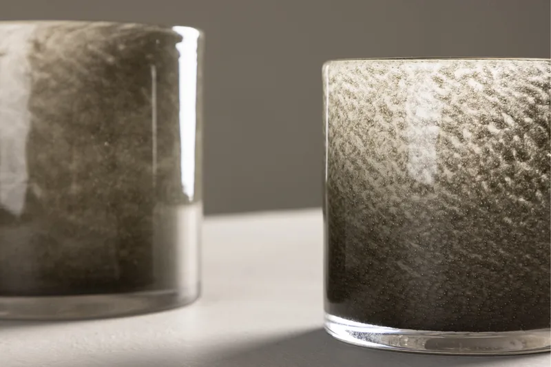 Glora Ljuslykta 10x10 cm - Ljusgrön - Inredning - Ljus & dofter - Ljusstake & ljuslykta