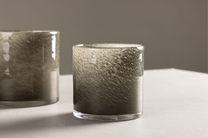 Glora Ljuslykta 10x10 cm - Ljusgrön - Inredning - Ljus & dofter - Ljusstake & ljuslykta