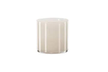 Glora Ljuslykta 12x12 cm - Beige - Inredning - Ljus & dofter - Ljusstake & ljuslykta