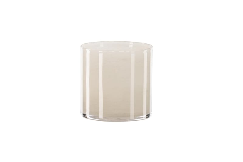 Glora Ljuslykta 12x12 cm - Beige - Inredning - Ljus & dofter - Ljusstake & ljuslykta