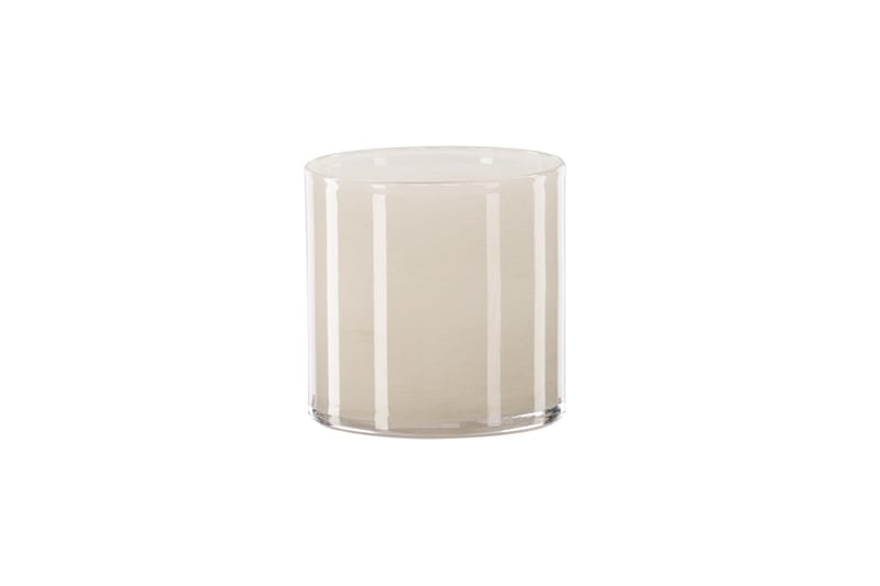 Glora Ljuslykta 12x12 cm - Beige - Inredning - Ljus & dofter - Ljusstake & ljuslykta