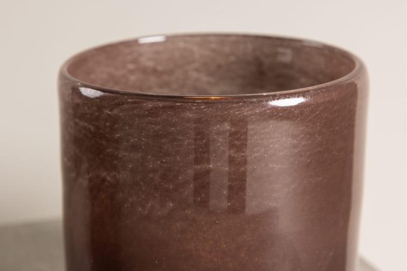 Glora Ljuslykta 12x12 cm - Brun - Inredning - Ljus & dofter - Ljusstake & ljuslykta