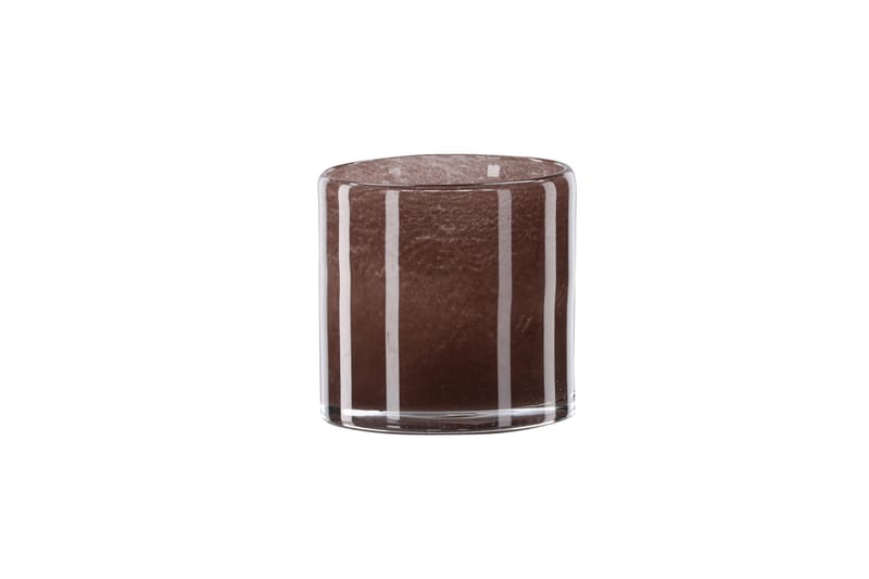 Glora Ljuslykta 12x12 cm - Brun - Inredning - Ljus & dofter - Ljusstake & ljuslykta
