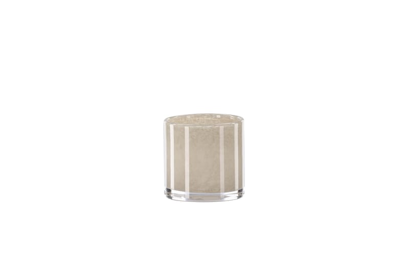 Glora Ljuslykta 8x8 cm - Beige - Inredning - Ljus & dofter - Ljusstake & ljuslykta