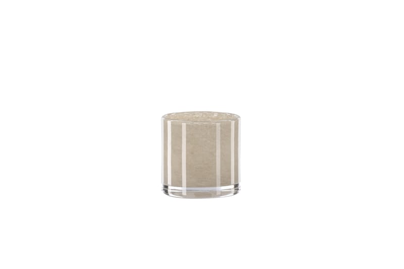 Glora Ljuslykta 8x8 cm - Beige - Inredning - Ljus & dofter - Ljusstake & ljuslykta