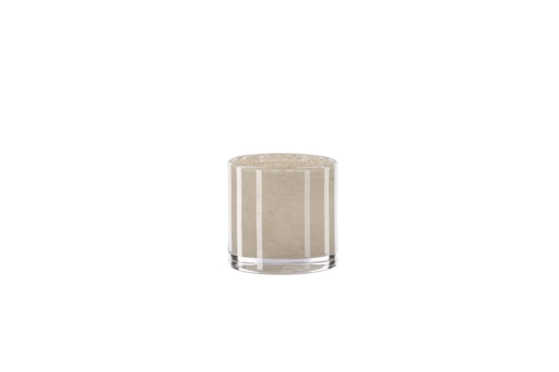 Glora Ljuslykta 8x8 cm - Beige - Inredning - Ljus & dofter - Ljusstake & ljuslykta