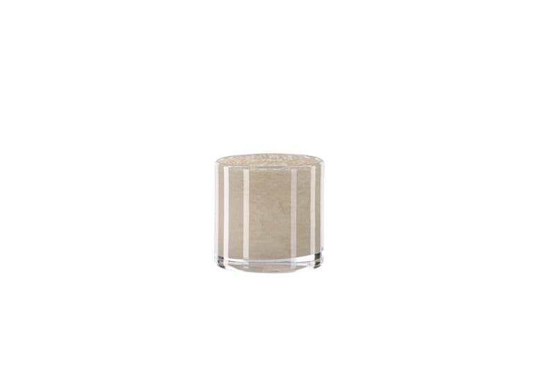 Glora Ljuslykta 8x8 cm - Beige - Inredning - Ljus & dofter - Ljusstake & ljuslykta