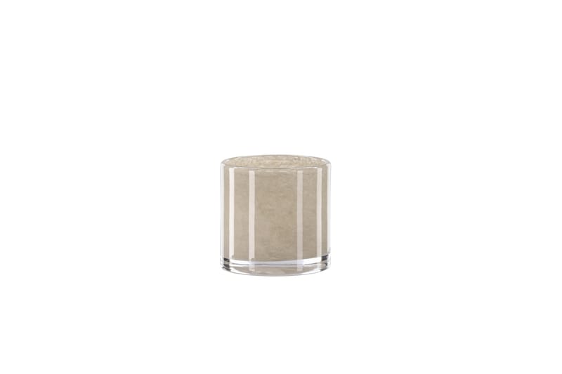 Glora Ljuslykta 8x8 cm - Beige - Inredning - Ljus & dofter - Ljusstake & ljuslykta
